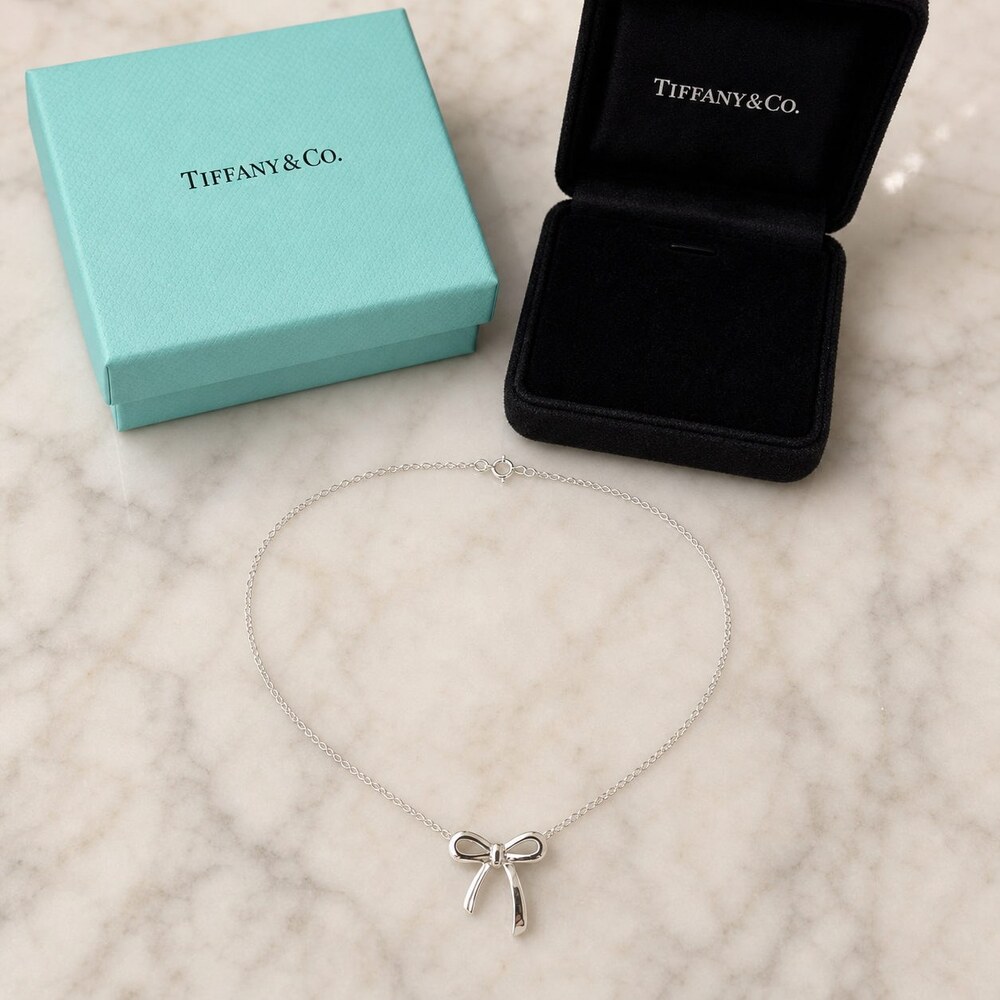 TIFFANY&CO Timeless Necklace Style 2 | New with Box - Picture 6 of 9